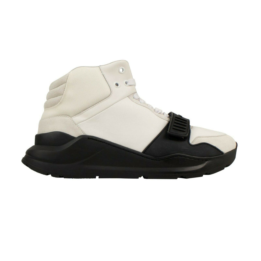 Regis High-Top Sneakers - White / Black