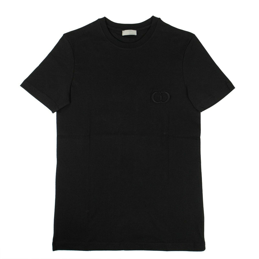 Cotton 'CD Icon' Short Sleeve T-Shirt - Black