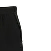 Silk Wide Leg Skort Shorts - Black