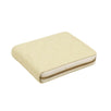 Leather Clover Embossed Small Wallet - Ivory