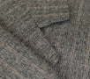 Striped Wool 3 Roll 2 Button Suit - Gray