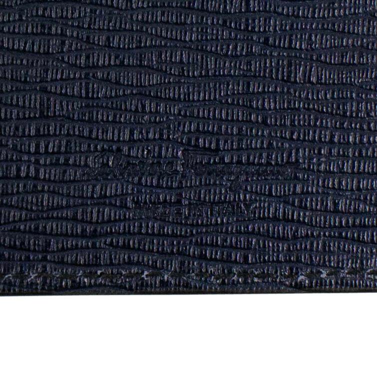 'Revival' Gancini Sliding Card Wallet - Navy Blue