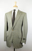 Windowpane Cashmere-Wool 2 Button Suit - Gray