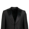 Z ZEGNA  Wool Two Button Tuxedo Suit - Black