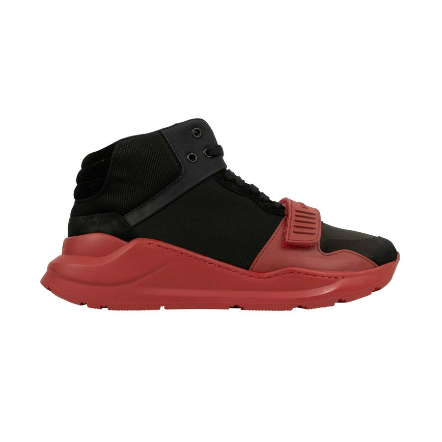 Regis High-Top Sneakers - Black / Red