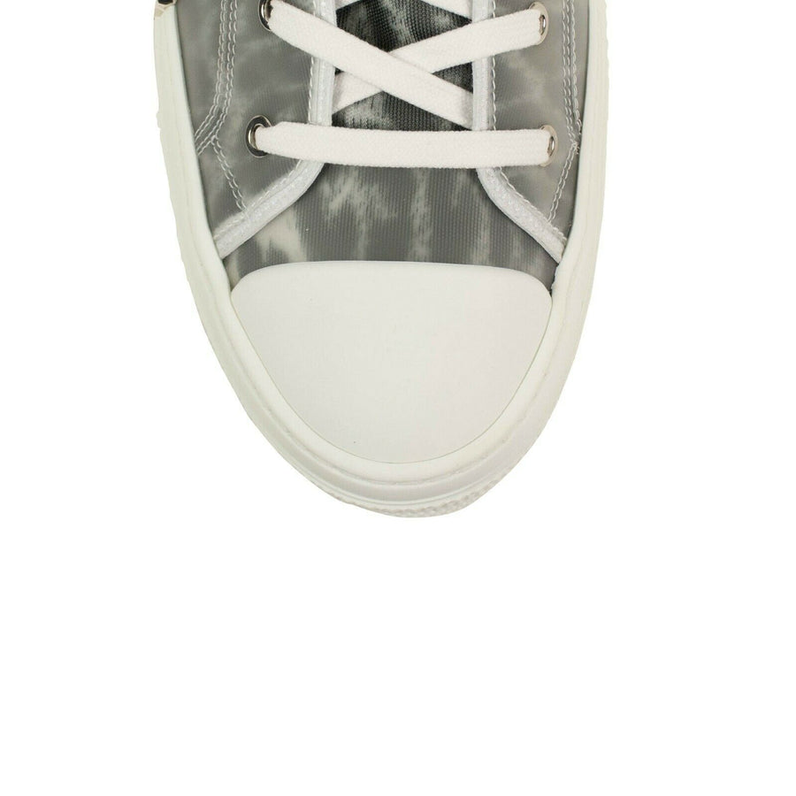 Animal Print 'B23' High-Top Sneakers - White