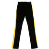 Denim Skinny Yellow Side Stripe Jeans - Black