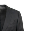 Wool Two Button Suit - Dark Gray