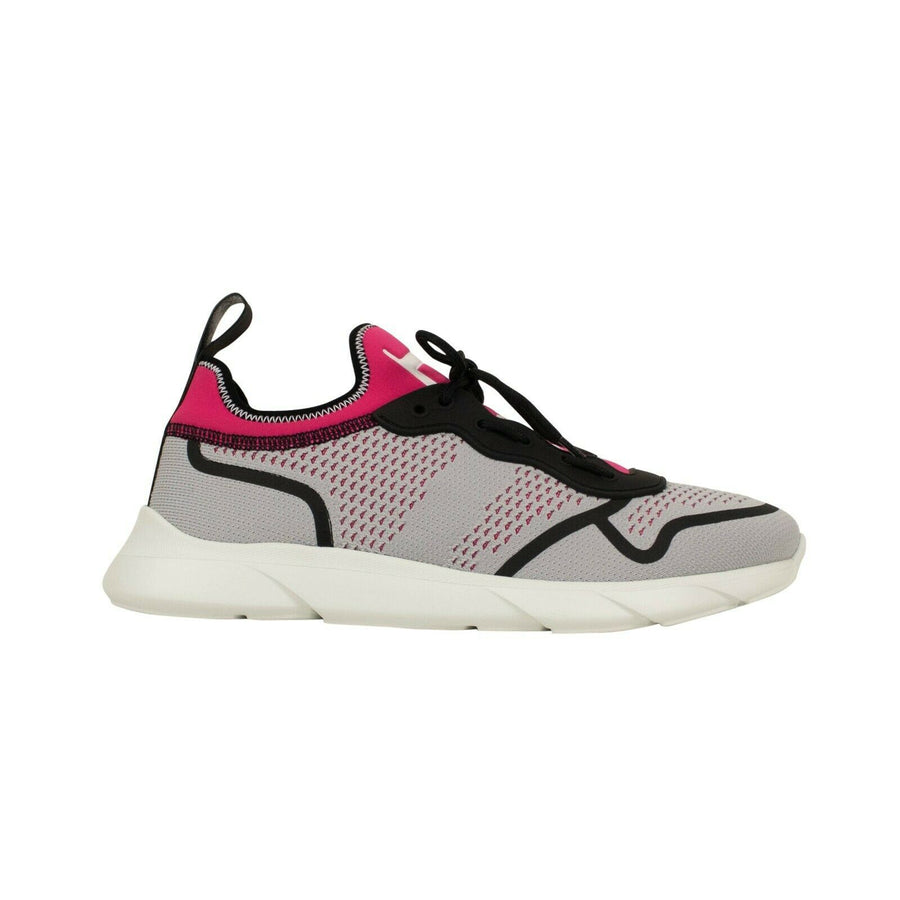 Sock 'B21' Low Top Sneakers - Pink And Gray