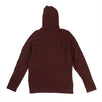 'Shadow Project' Zip-Up Perforated Sweater - Burgundy