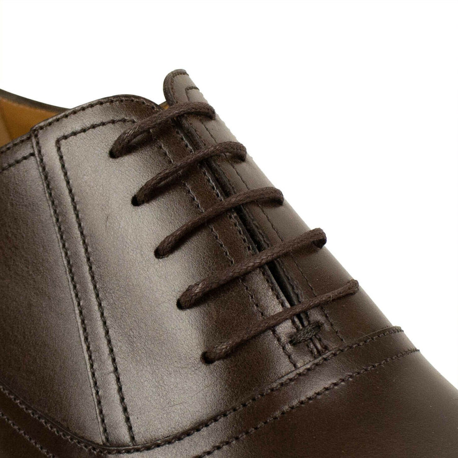 Men's Leather Lace-Up Shoes - Brown