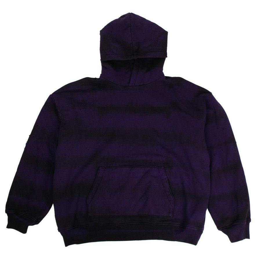 Shotgun Tie-Dye Over-Sized Hoodie Sweatshirt - Purple