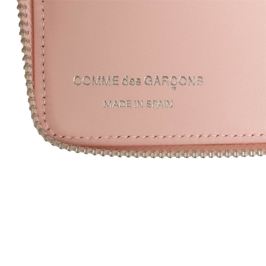 Animal Embossed Patchwork Square Wallet - Pink