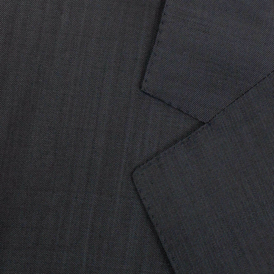 Wool Blend Two Button Suit - Blue