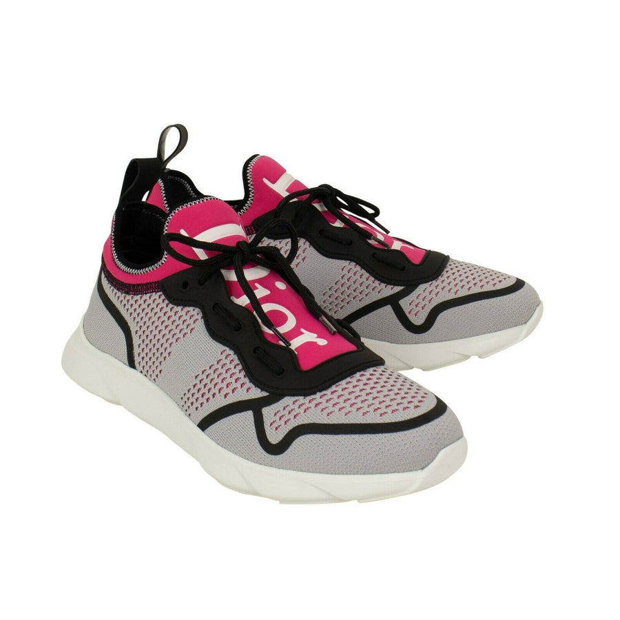 Sock 'B21' Low Top Sneakers - Pink And Gray