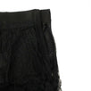 Tiered Laced Mini Skirt - Black