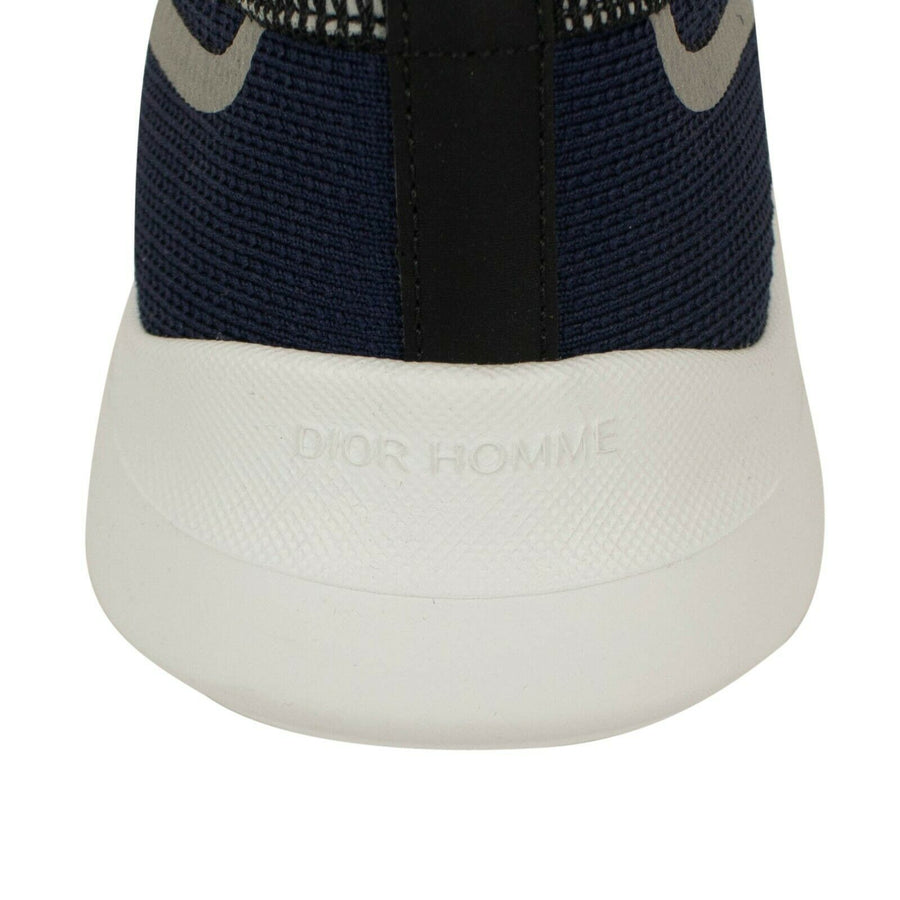 DIOR HOMME Sock 'B21' Low Top Sneakers - Blue And Gray