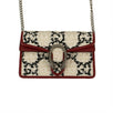 Tweed GG 'Dionysus' Super Mini Shoulder Bag - White And Black