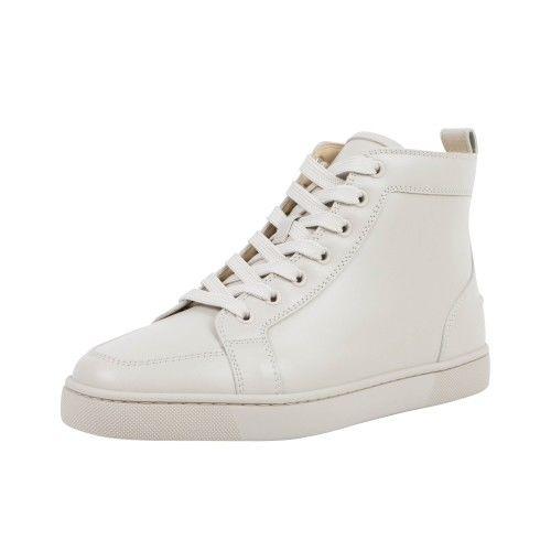 Men's Rantus Leather Hi-Top Sneakers - Ivory