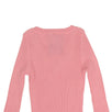 Midi Body-Con Ribbed Bell Sleeve Sweater Dress - Pink