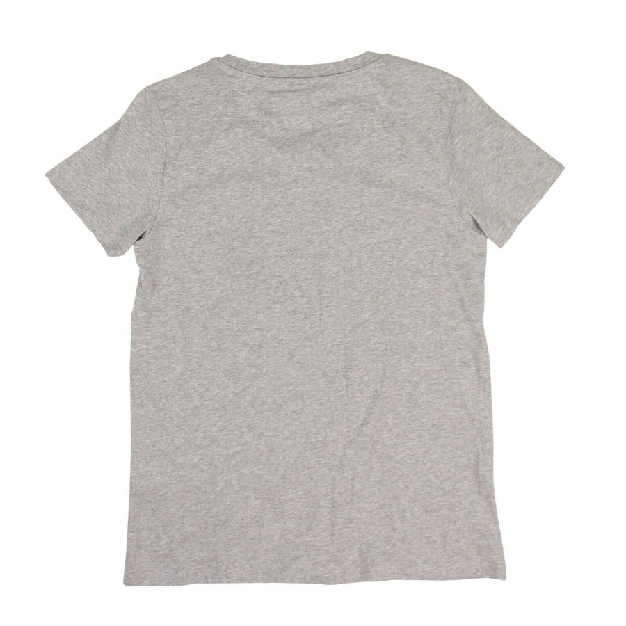 Bear Graphic Print Short Sleeve T-Shirt - Heather Gray