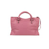 Leather Classic City Shoulder Bag - Pink