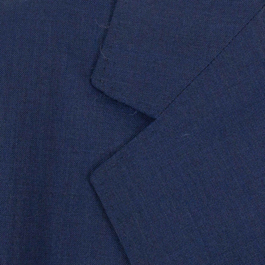 Z ZEGNA Solid Wool Two Button Suit - Navy Blue