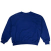 Demon Logo Print Oversized Crew-Neck Sweatshirt - Blue