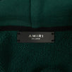 Cotton And Leather Hoodie Sweatshirt - Green