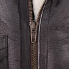 Women's Bombardier Shearling Leather Jacket - Dark Brown / Natural