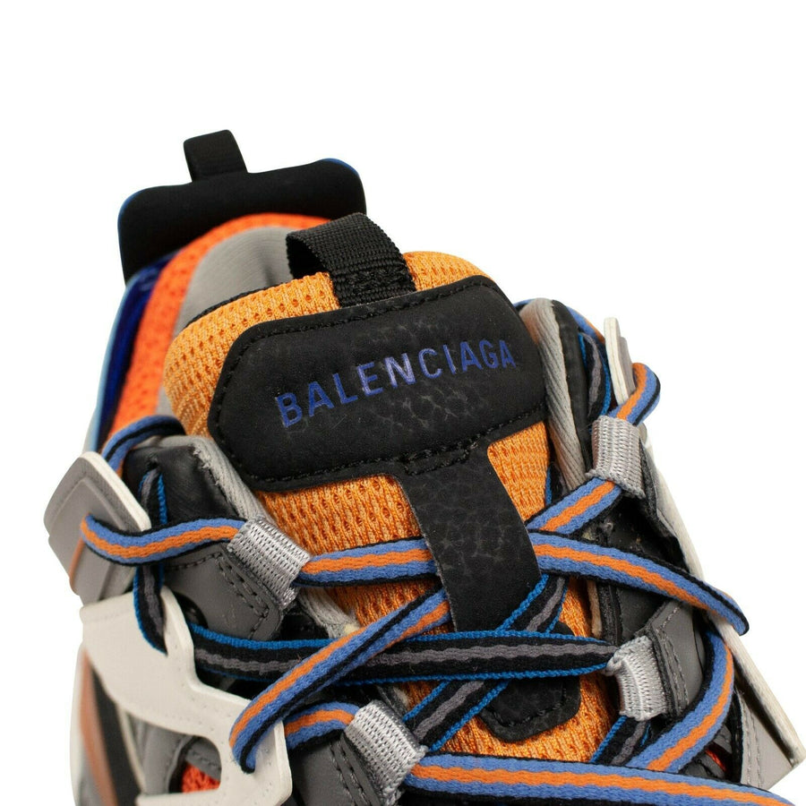 Men's Track Trainers' Sneakers - Orange/Multi-color