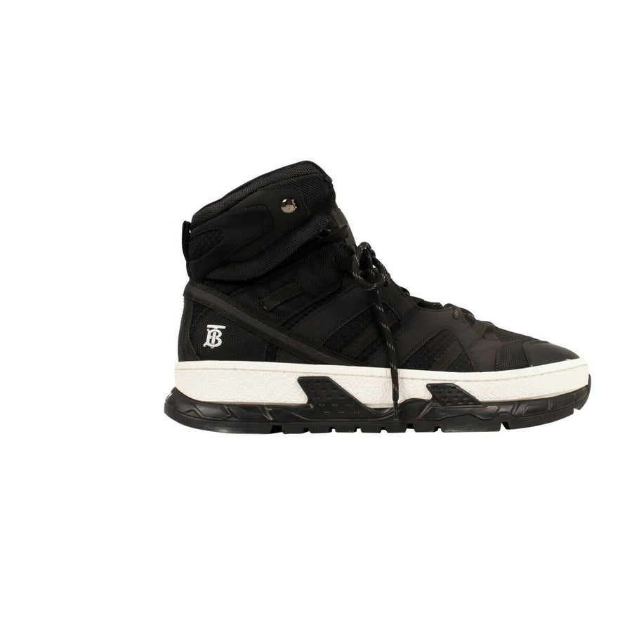 Nubuck Union High-Top Sneakers - Black