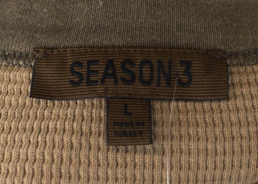 Season 3 Cotton Waffle Knit Crew-Neck Sweater - Brown