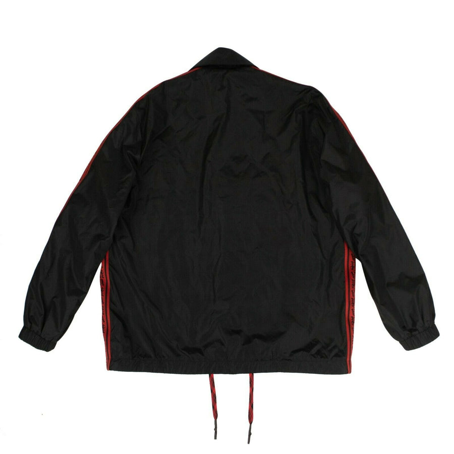 Side Tape Coach Jacket - Black