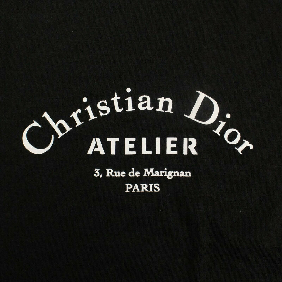 Cotton 'Christian Dior Atelier' T-Shirt - Black