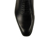 Leather Lace-Up Dress Shoes - Black