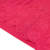 Lace Detail Bottom Cape Sweater Top - Pink