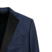 ERMENGILDO ZEGNA SU MISURA Wool Two Button Tuxedo - Blue