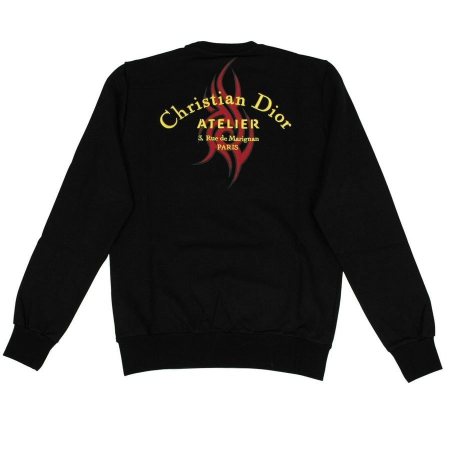 Christian Dior Atelier Crew Pullover Sweater - Black