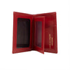 Leather Cardholder Wallet - Red