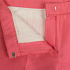 Cropped Cotton Blend Pants - Pink