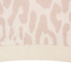 Animal Print Crew Neck Sweater - Pink / Ivory