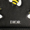 Dior x Kaws Bee Leather Bi-Fold Wallet - Black