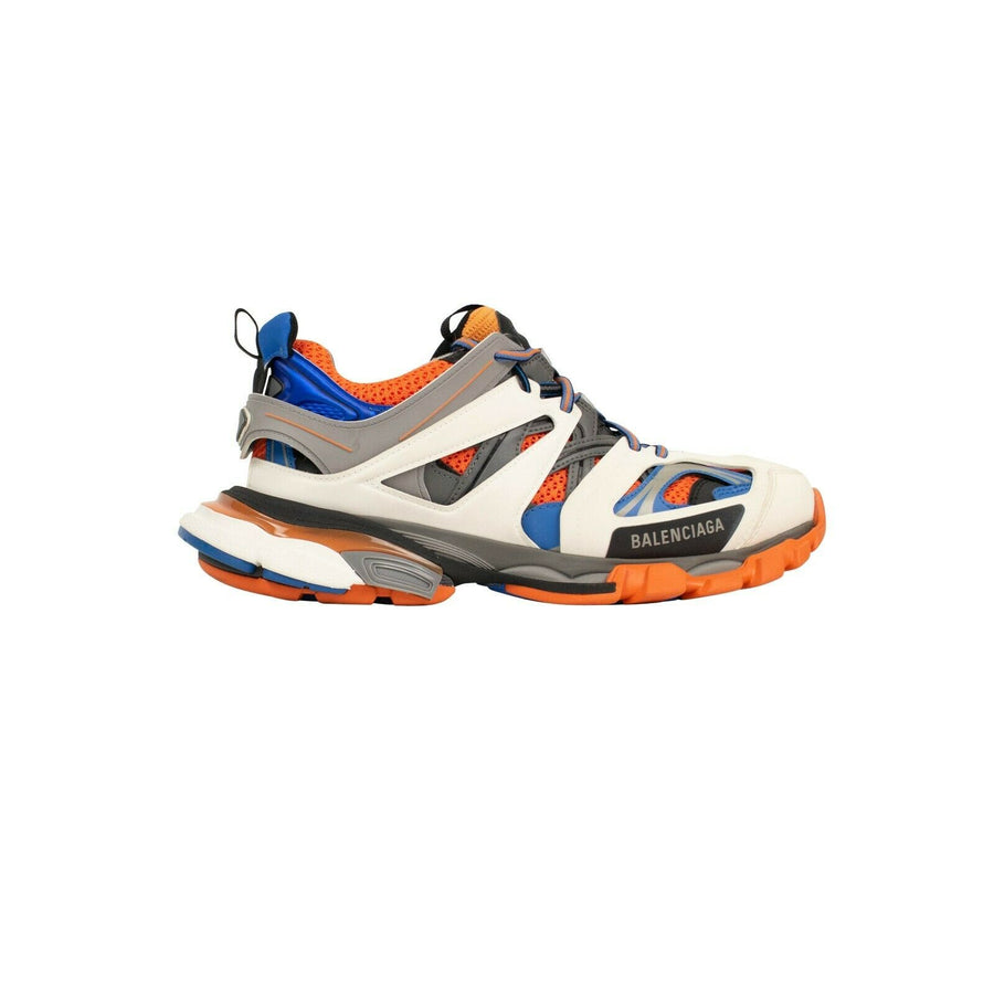 Men's Track Trainers' Sneakers - Orange/Multi-color