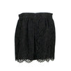 Lace Pleated Skirt - Black