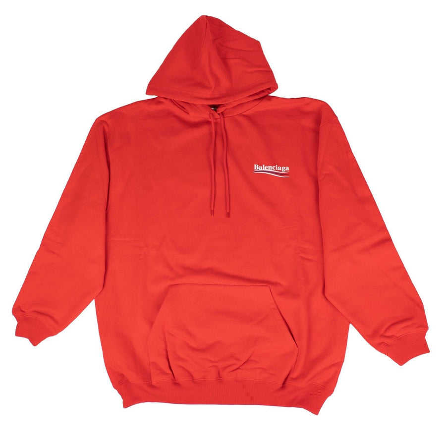 Logo Pullover Hoodie Sweatshirt - Red