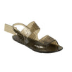 Zip-Tie Jelly Sandal - Black