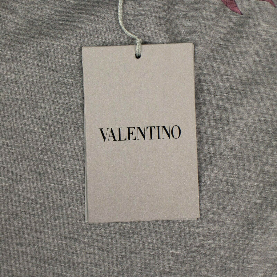 Cotton Tree Design On Back T-shirt - Gray / Pink