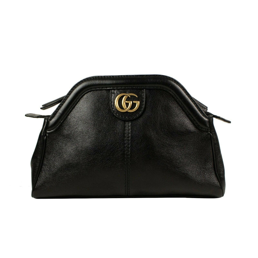 Leather Re(belle) Small Cross-Body Bag - Black