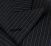 Drop 7 Striped Wool Double Breasted Suit - Gray